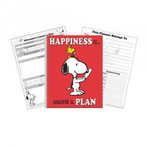 Peanuts Lesson Plan & Record Book - EU-866457 | Eureka | Plan & Record Books