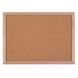 FLP17102 - Wood Framed Cork Board 18X24 Framed in Cork Boards