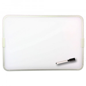 FLP18732 - 2 Sided Magnetic Dry Erase Board Framed W/ Pen And Cap Eraser in Dry Erase Boards