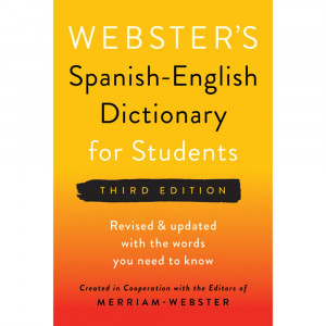 Webster's Spanish-English Dictionary for Students, Third Edition - FSP9781596951853 | Federal Street Press | Spanish Dictionary