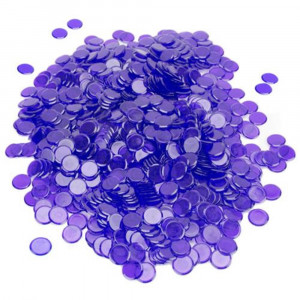 1000 Pack Purple Bingo Chips
