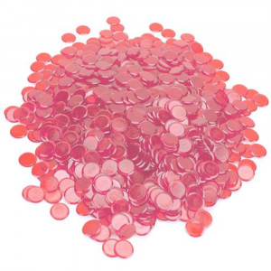 1000 Pack Pink Bingo Chips