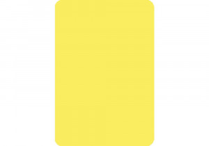 Cut Card - Bridge - Yellow