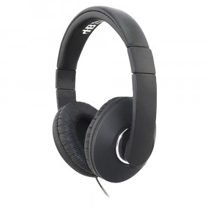 Smart-Trek Mini Headphone with In-Line Volume Control and 3.5mm TRS Plug - HECSTM1BK | Hamilton Electronics Vcom | Headphones