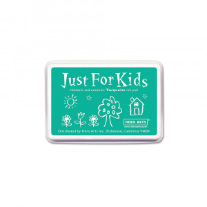 Just for Kids Ink Pad, Turquoise - HOACS106 | Hero Arts | Stamps & Stamp Pads