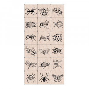 Ink 'n' Stamp Bugs Stamps, Set of 18 - HOALL375 | Hero Arts | Stamps & Stamp Pads