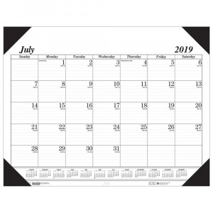HOD12502 - Academic Economy Desk Pad 14-Month Jul-Aug in Calendars