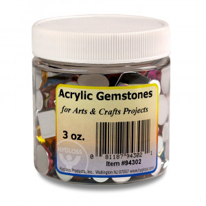 Multicolor Acrylic Gemstones, 3 oz. - HYG94302 | Hygloss Products Inc. | Beads