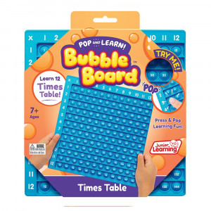 Times Table Pop and Learn Bubble Board - JRL680 | Junior Learning | Multiplication & Division