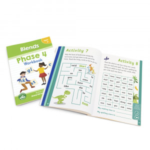 Phase 4 Blends Workbook - JRLBB121 | Junior Learning | Phonics