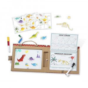 Natural Play: Play, Draw, Create Reusable Drawing & Magnet Kit - Dinosaurs - LCI31321 | Melissa & Doug | Art & Craft Kits