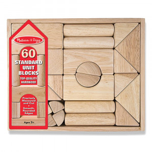 Standard Unit Block Set, 60 pcs - LCI503 | Melissa & Doug | Blocks & Construction Play