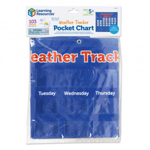 Weather Tracker Pocket Chart - LER2387 | Learning Resources | Pocket Charts