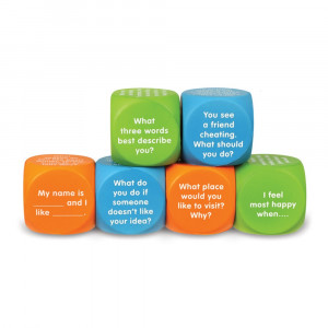 Let's Talk! Cubes, Set of 6 - LER6369 | Learning Resources | Classroom Activities