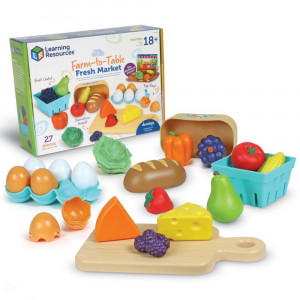 New Sprouts Fresh Market Set - LER9749 | Learning Resources | Play Food