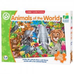 Jumbo Floor Puzzles - Animals of the World - LJI017364 | University Games | Floor Puzzles