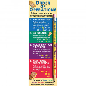 MC-V1650 - Order Of Operations Colossal Poster in Math