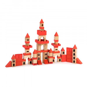 Wooden Stacking Castle - MLE94050 | Miniland Educational Corporation | Blocks & Construction Play