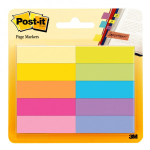 Page Markers, 50 Sheets/Pad, 10 Pads/Pack - MMM67010AB | 3M Company | Post It & Self-Stick Notes