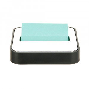 Note Dispenser for 3 in x 3 in Notes, Black Base with Steel Top - MMMSTL330BK | 3M Company | Post It & Self-Stick Notes