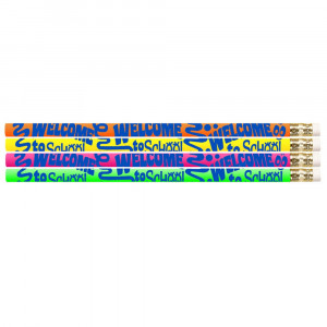 MUS1425D - Welcome To School 12Pk Motivational Fun Pencils in Pencils & Accessories