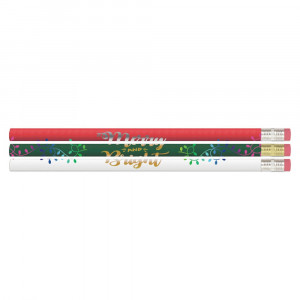 Merry & Bright Pencil, Pack of 12 - MUS2600D | Musgrave Pencil Co Inc | Pencils & Accessories