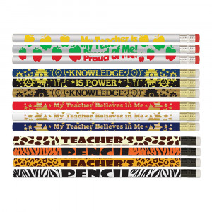 Teacher Rewards Pencils Assortment, Pack of 144 - MUSEDUREW | Musgrave Pencil Co Inc | Pencils & Accessories