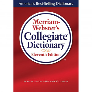 MW-8071 - Merriam Websters Collegiate Dictionary 11Th Ed Laminated in Reference Books
