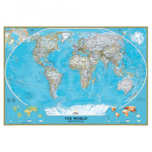NGMRE00622007 - World Mural Map in Maps & Map Skills