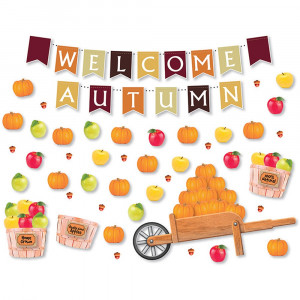 NST3500 - Welcome Autumn Bulletin Board Set in Classroom Theme