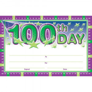 100th Day Anytime Awards, 36 Count - NST6009 | North Star Teacher Resource | Awards