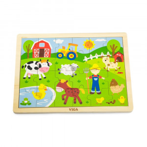 Farm Classic Jigsaw Puzzle - OTC50197 | The Original Toy Co | Wooden Puzzles