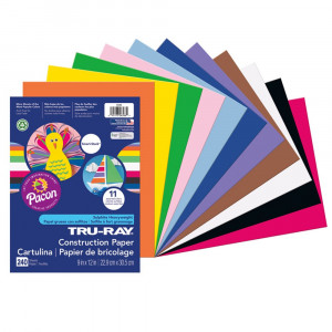 PAC6586 - Tru Ray Smart Stack 9X12 240Ct in Construction Paper