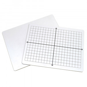 2-Sided Math Whiteboards, XY Axis/Plain - PACAC900810 | Dixon Ticonderoga Co - Pacon | Dry Erase Boards