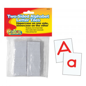 PC-1412 - Two-Sided Alphabet Letter Tiles in Letter Recognition