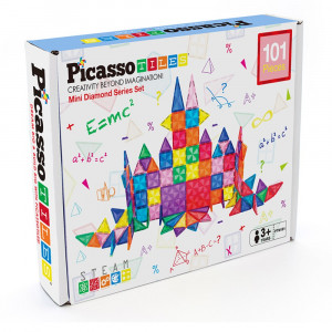 PicassoTiles Mini Diamond 101-Piece Set - PCTPTM101 | Laltitude-Picasso Tiles | Blocks & Construction Play