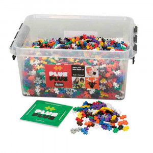 School Set, 3,600 pieces in Basic Colors - PLL03373 | Plus-Plus Usa | Blocks & Construction Play