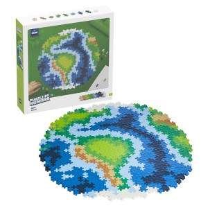 Puzzle By Number - 800 Piece Earth - PLL05104 | Plus-Plus Usa | Blocks & Construction Play