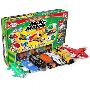 Magnetic Mix or Match Vehicles Deluxe - PPY60313 | Popular Playthings | Vehicles