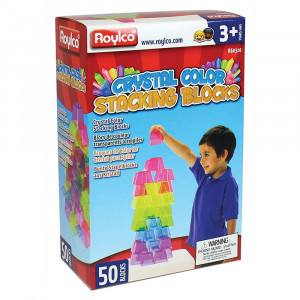 R-60310 - Crystal Color Stacking Blocks in Manipulatives