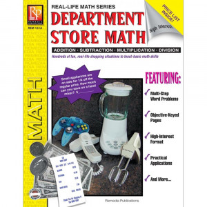 REM161A - Book Department Store Math Gr 4 - 8 in Money