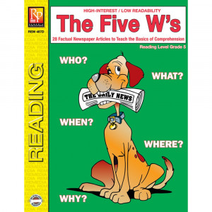 REM487D - The 5 Ws 5Th Gr Reading Level in Comprehension