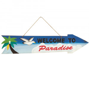WELCOME TO PARADISE - RGM-ODR724 | RAM Outdoor Décor | Outdoor Décor