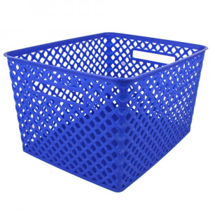 ROM74204 - Large Blue Woven Basket in General