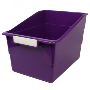 ROM77306 - Wide Purple File With Label Holder in General