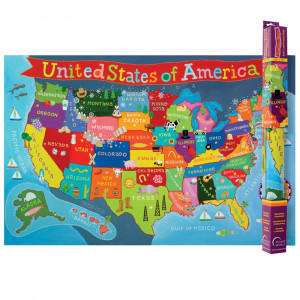 RWPKM02 - United States Map For Kids in Maps & Map Skills