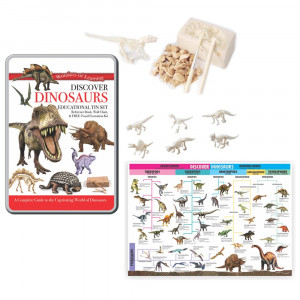 RWPTS03 - Tin Set Discover Dinosaurs Wonders Of Learning in Animal Studies