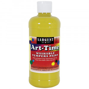 SAR173402 - Yellow Art-Time Washable Paint 16Oz in Paint