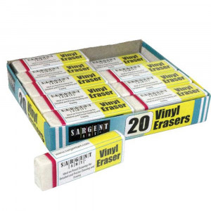 Vinyl Erasers Class Pack, Pack of 20 - SAR361017 | Sargent Art  Inc. | Erasers