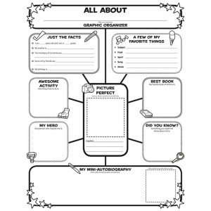 SC-0545015375 - All About Me Web Graphic Organizer Posters in Graphic Organizers